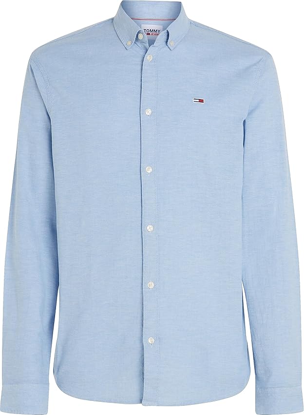 Thumbnail 4 de Tommy Jeans Tjm Slim Stretch Oxford Shirt Camisa oxford azul para hombre