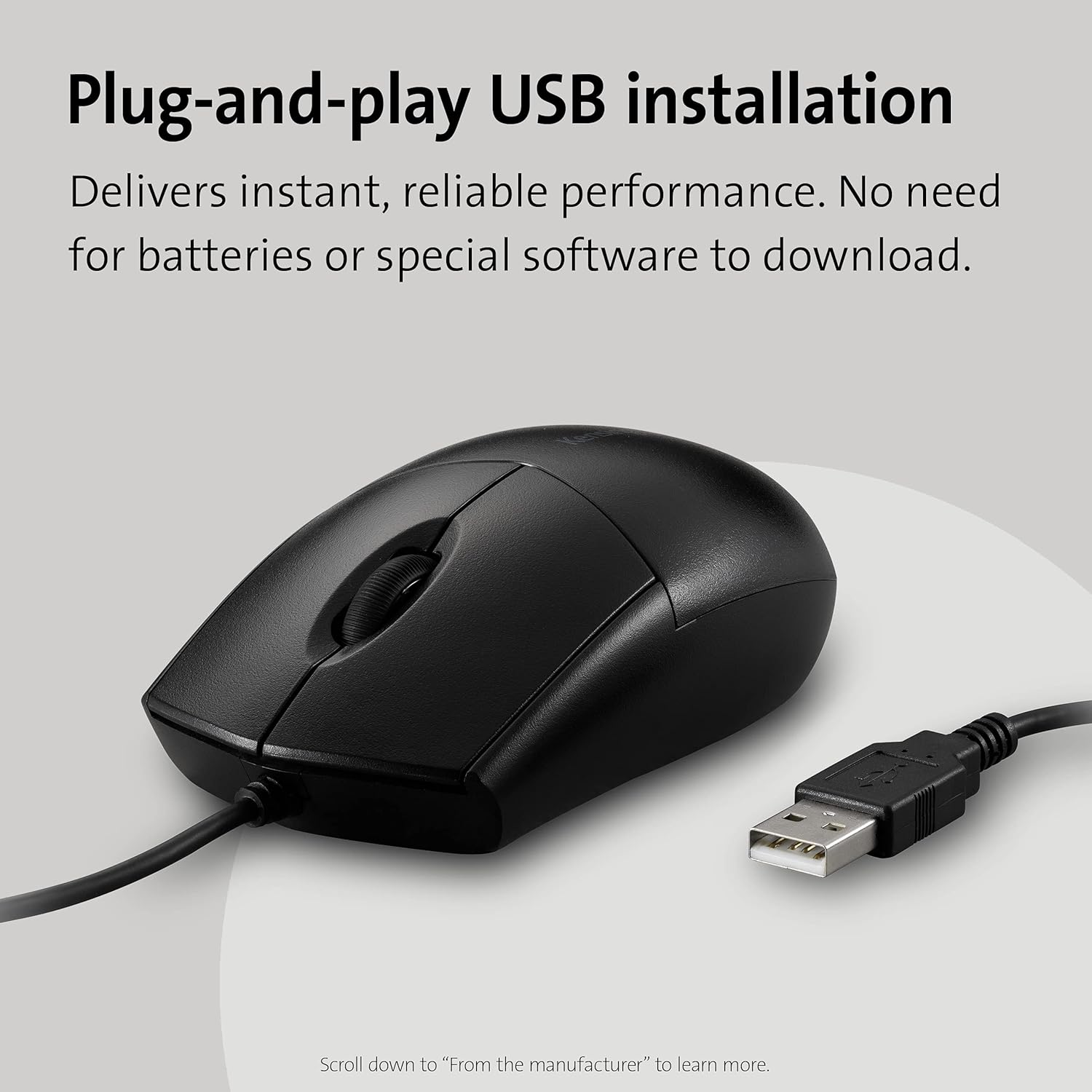 Detalle 2 de Kensington Pro Fit Mouse IP67 1.600 DPI USB