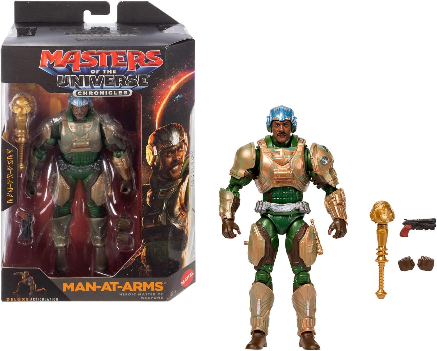 Masters of the Universe Chronicles Man-At-Arms Figure (6.5-Inch, Idris Elba) – 2026 Movie Accurate
