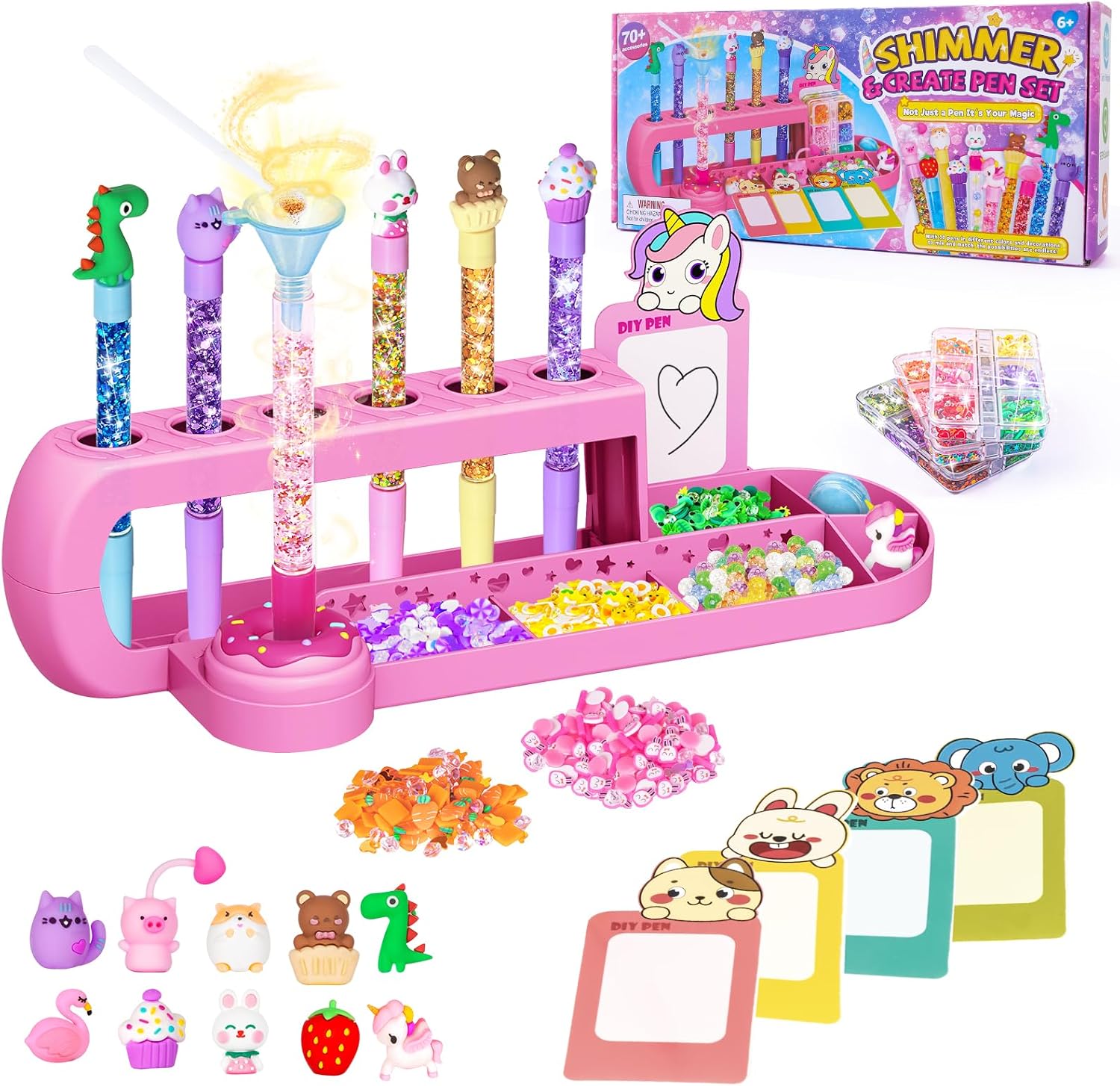 Detalle de Yellcetoy Fabrique à Stylo avec 70+ Accessoires — Atelier créatif pour enfants 6–12 ans