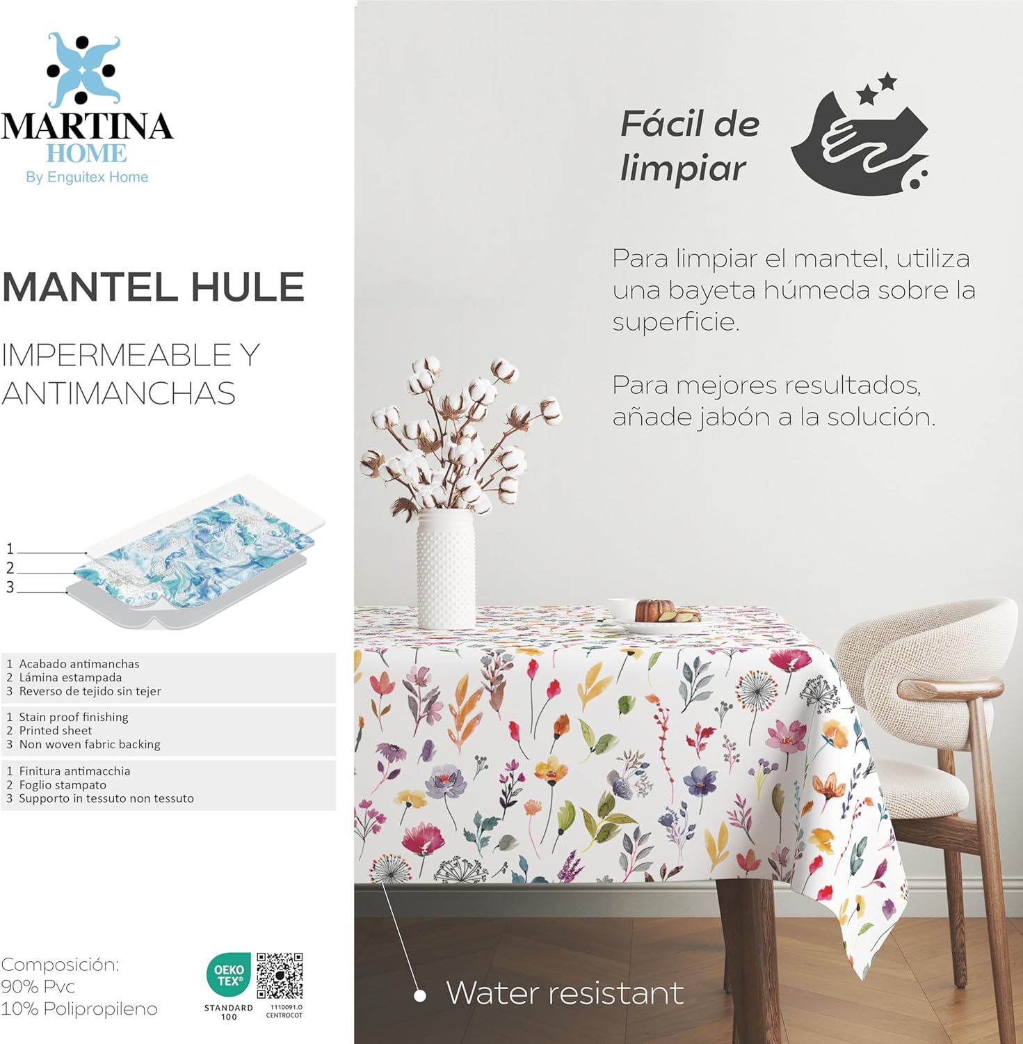 Thumbnail 3 de Martina Home Nappe 260 x 140 cm 🍽