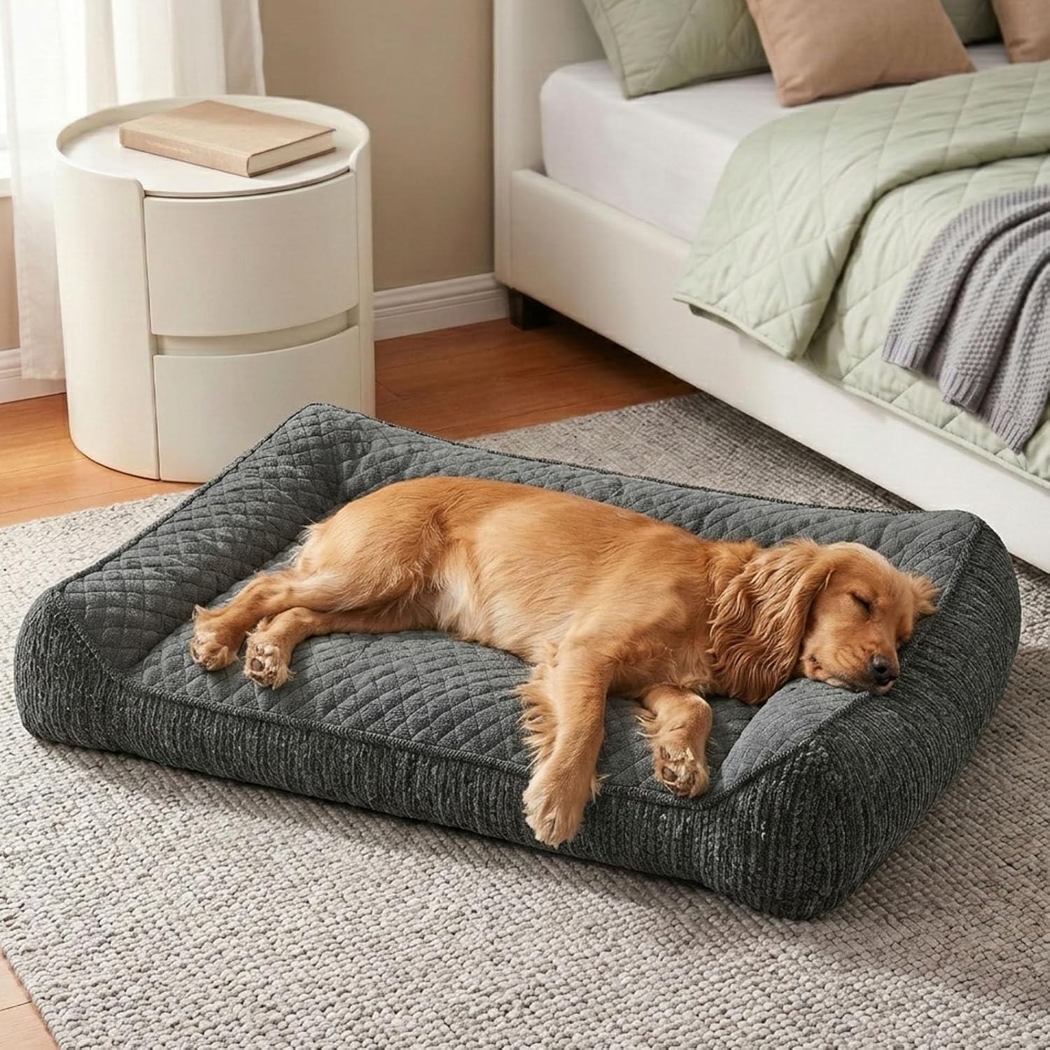 Detalle de JOEJOY Large Orthopedic Dog Bed 89x64x20CM