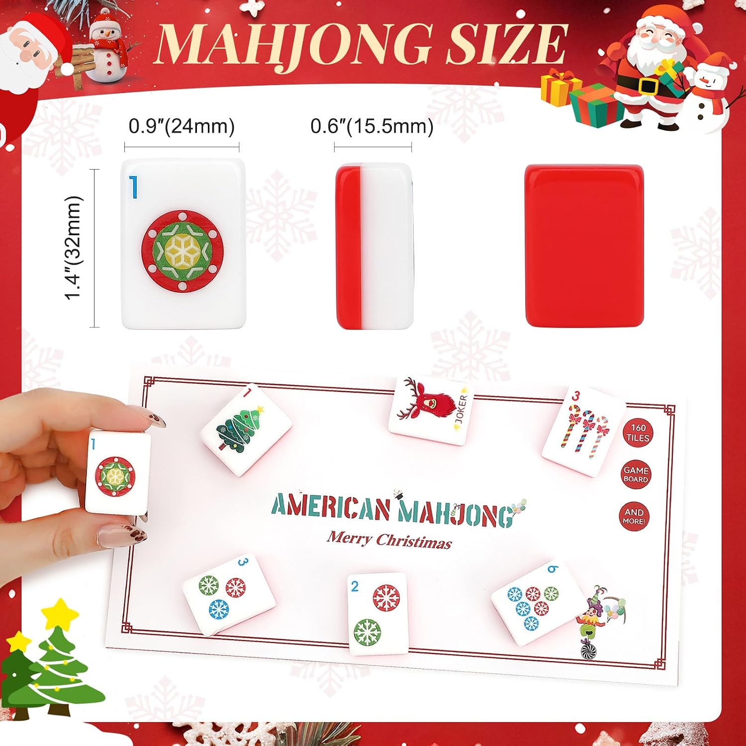 Thumbnail 3 de American Mahjong Tile Set 160 tiles 🎲