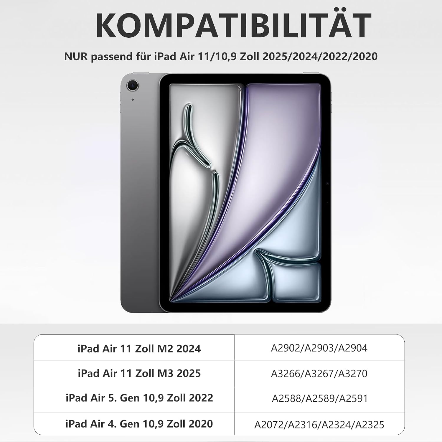 Thumbnail 1 de drivego Tastaturhülle für iPad Air 11 Zoll