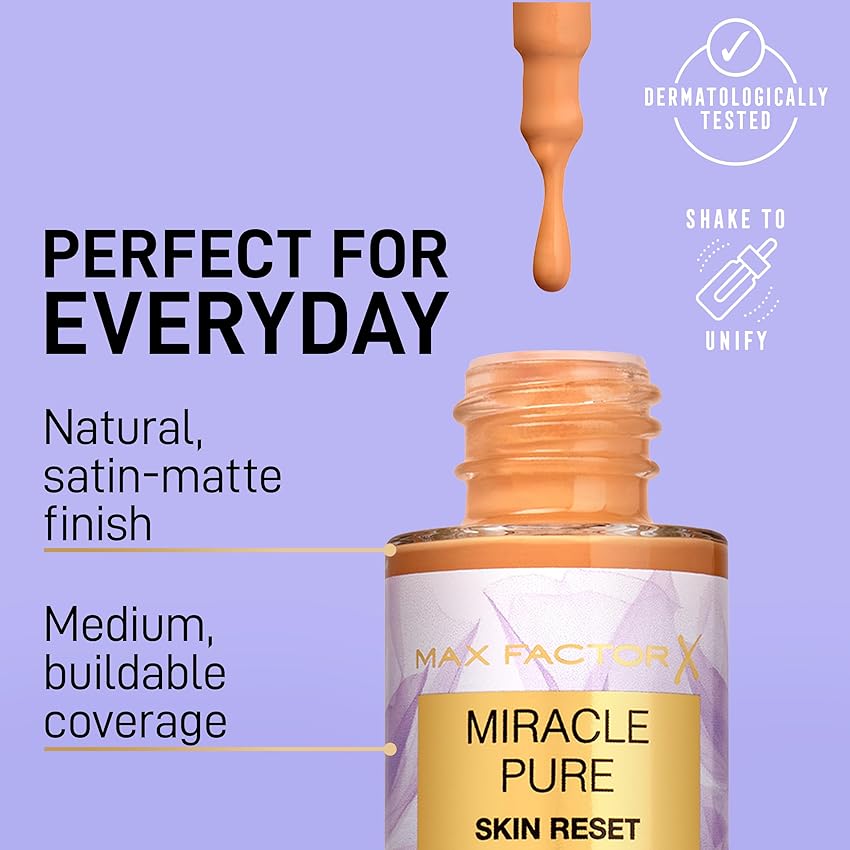 Detalle 2 de MAX FACTOR Miracle Pure Sérum con Color 30-40 Fair to Light 💧