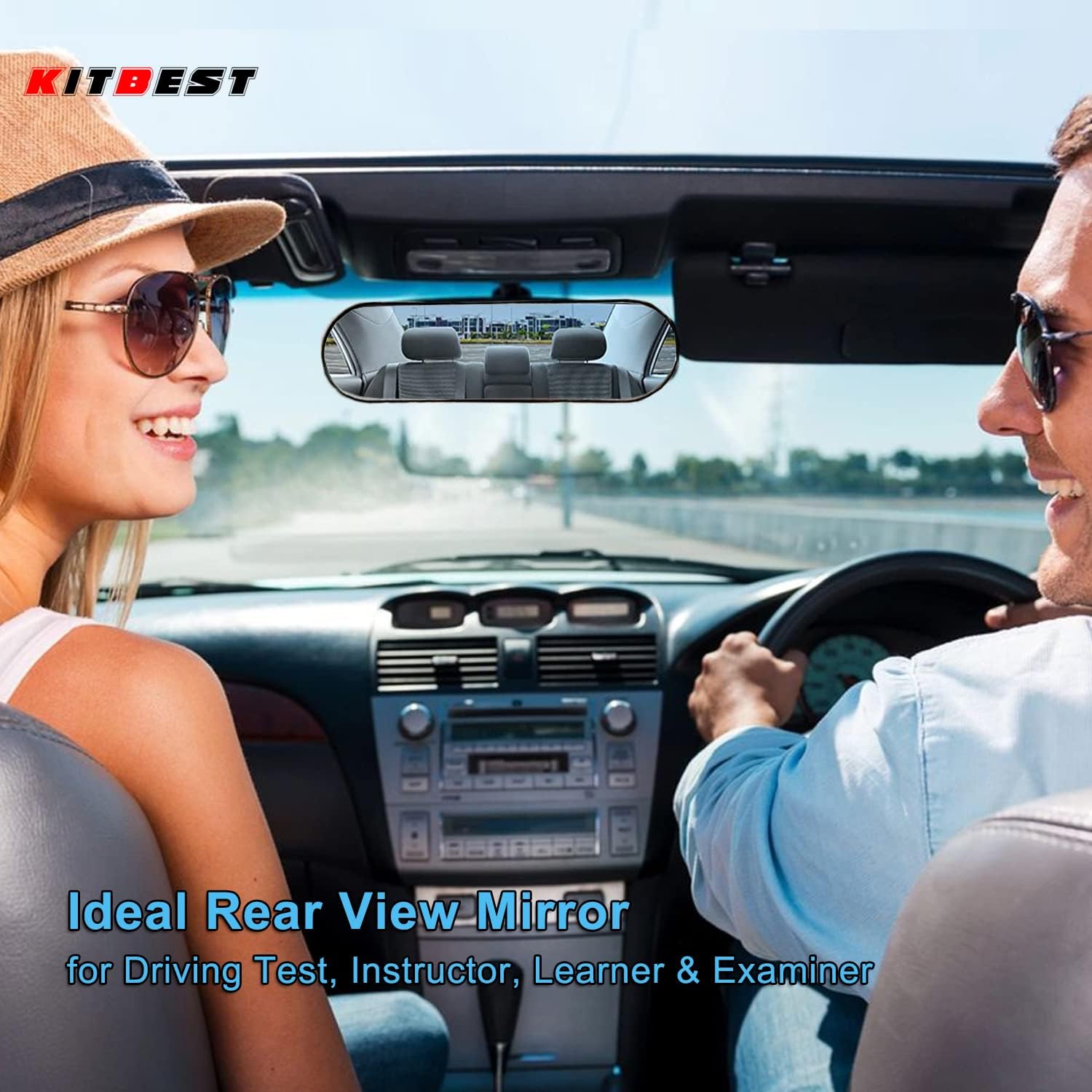 Detalle 2 de KITBEST Rear View Mirror for Driving Test and Lesson
