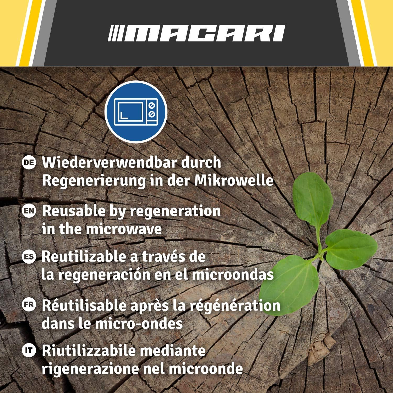 Detalle de Vincitore di confronto 2021 deumidificatore riutilizzabile per auto e armadio da 1 kg con allumina naturale