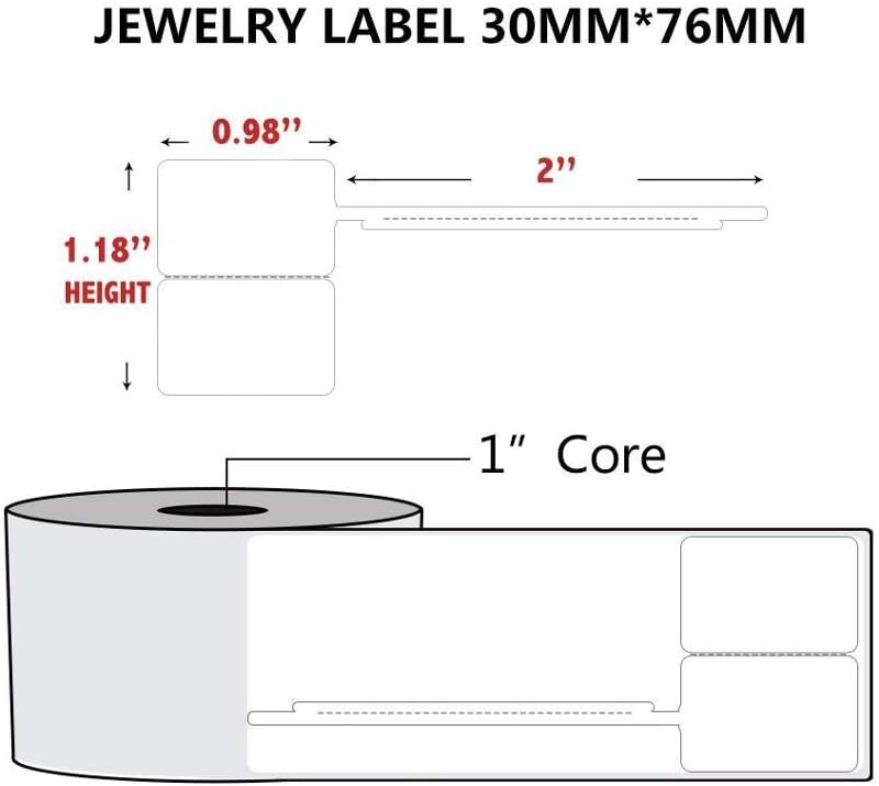 Thumbnail 3 de Netum etichette 30x76mm 5 rotoli