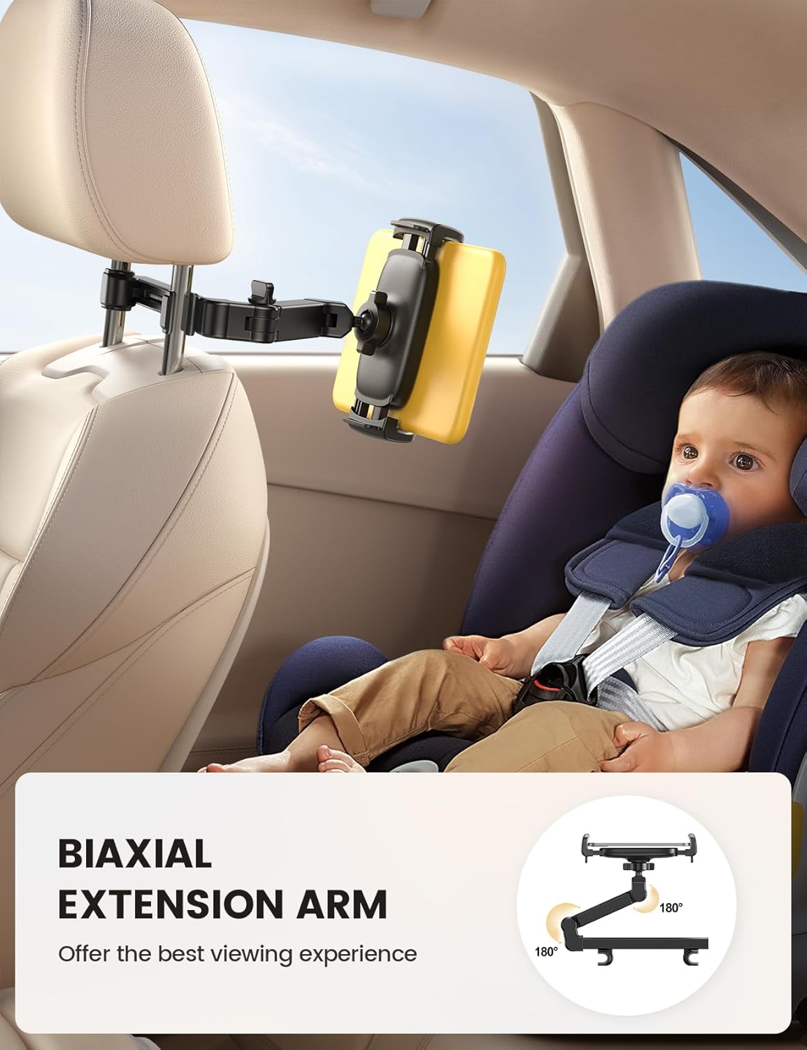 Thumbnail 1 de Lamicall Car Headrest Tablet Holder 3-in-1 for 4.7–11"