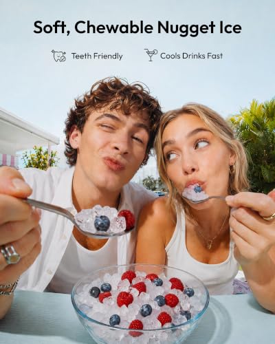 Thumbnail 3 de EUHOMY Nugget Ice Maker Countertop: Soft, Chewable Pebble Ice in Minutes