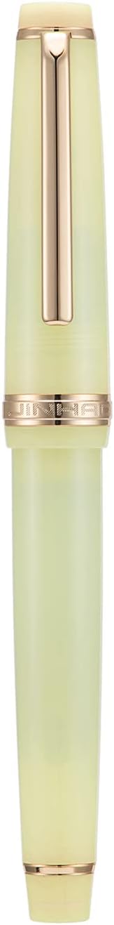 Thumbnail 1 de Jinhao 82 Harz Füllfederhalter Set – 2 Stück mit Konverter, Transparent Gelb, Iridium Extra Fein & Fein Spitze