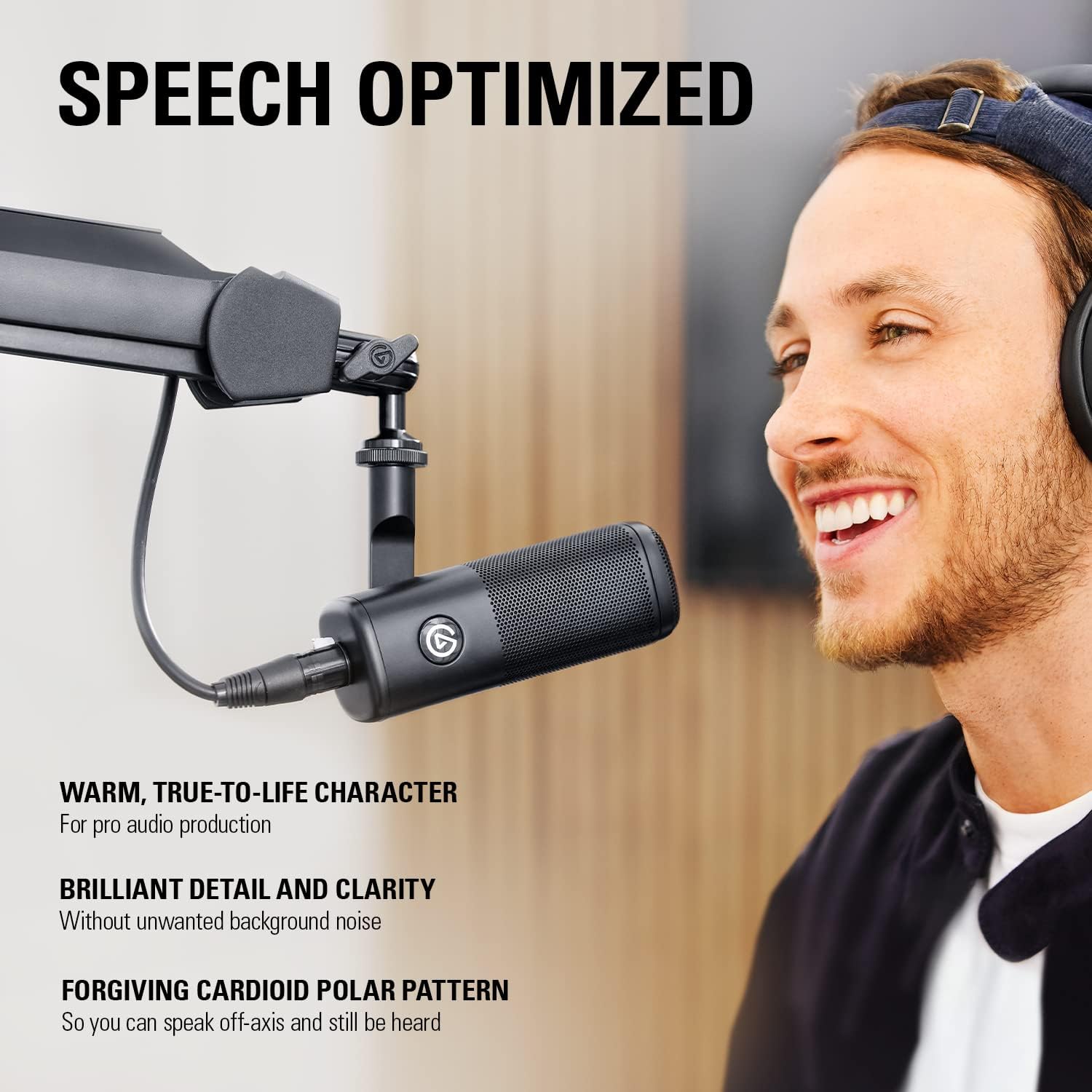 Thumbnail 3 de Elgato Wave DX Dynamic XLR Microphone (Cardioid) for Podcasting, Streaming & Broadcasting