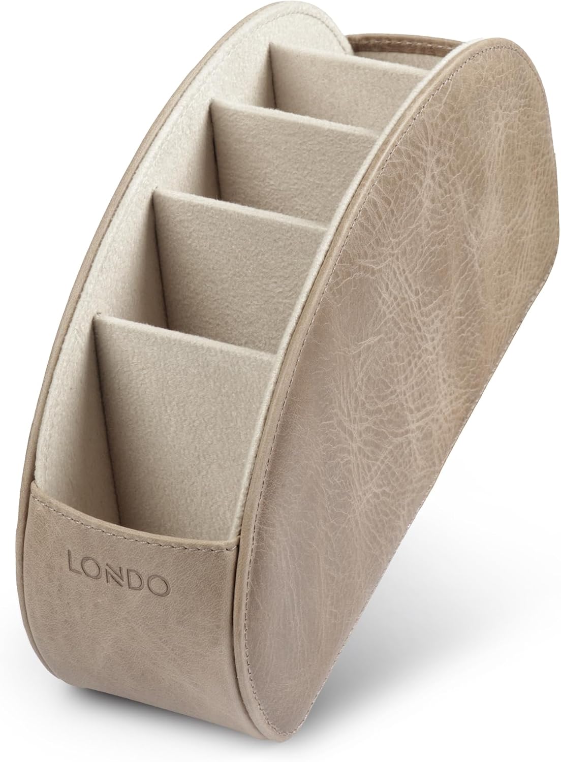 Thumbnail 6 de Londo Remote Control Holder with 5 Pockets in Genuine Leather (Italian) — Slim Storage for Remotes