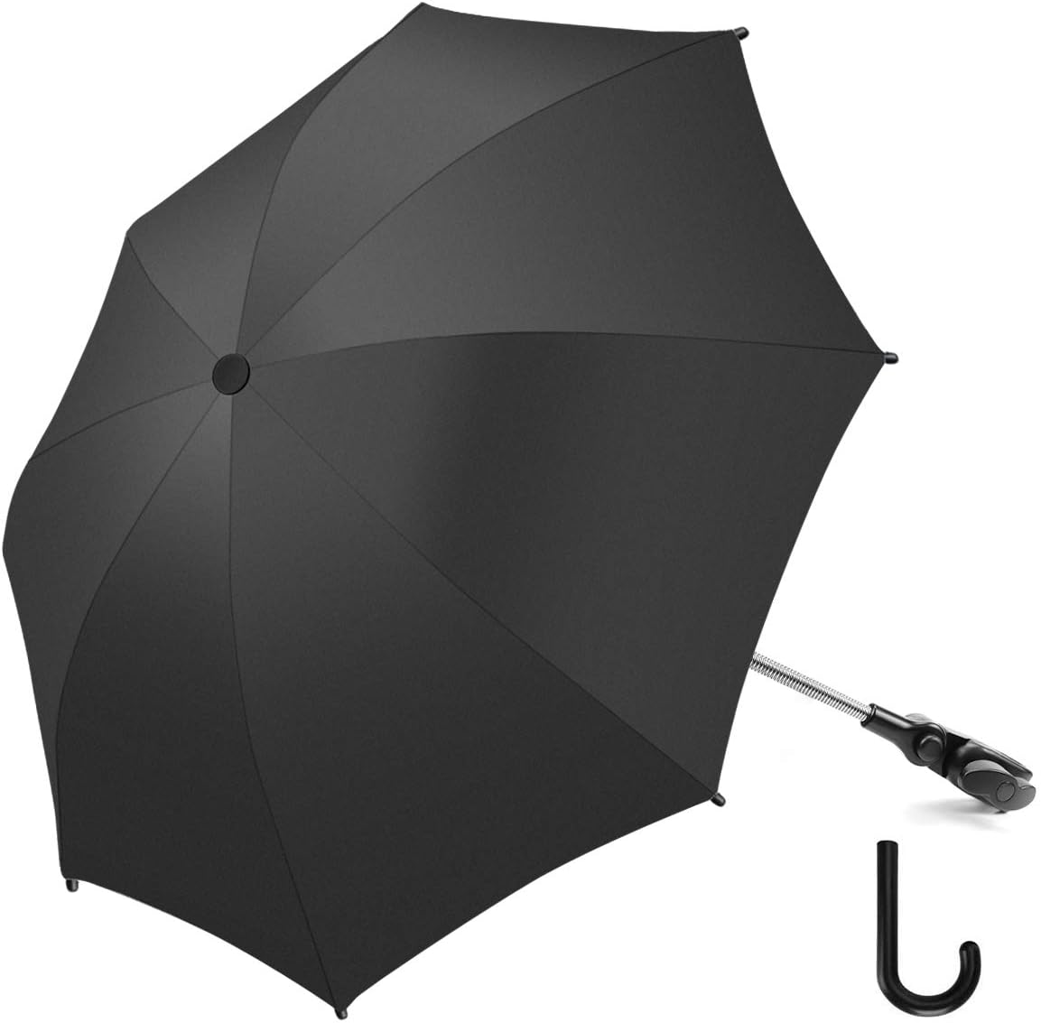 Thumbnail 6 de AILEEPET Ombrellino Parasole Universale per Passeggino e Carrozzina 73 cm – Grigio