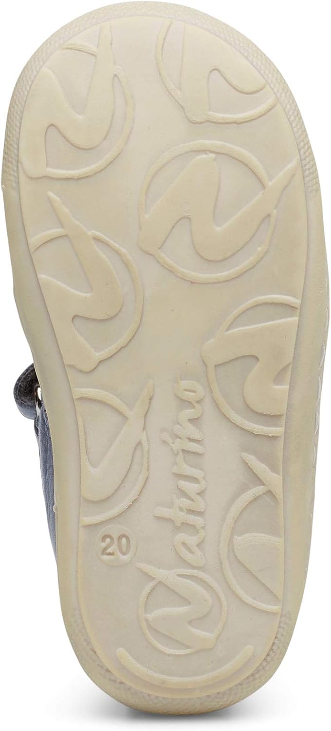 Detalle de Naturino Sandali semi chiusi in pelle: chiusura Velcro e suola in gomma per comfort quotidiano