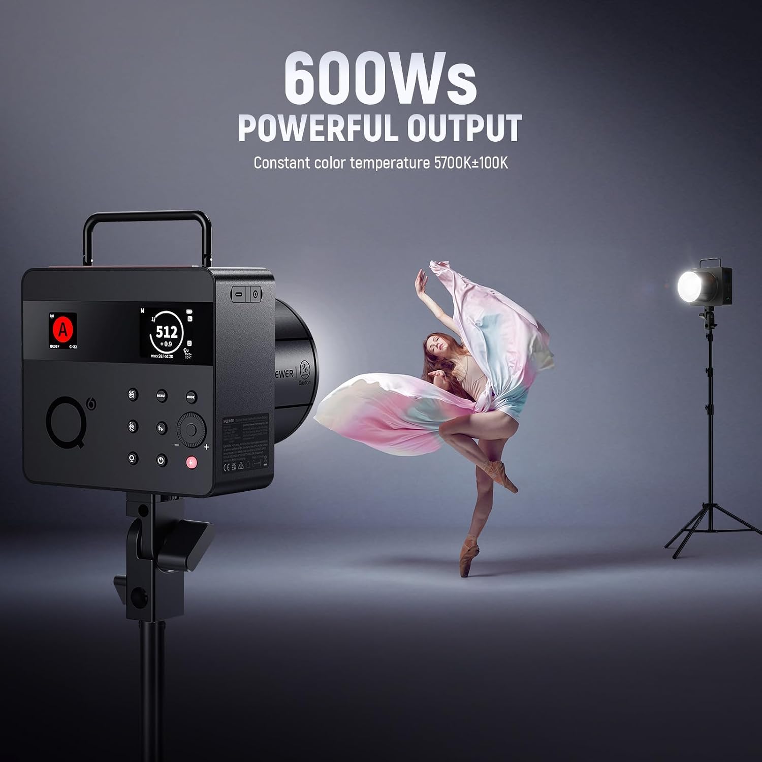 Thumbnail 1 de NEEWER Q6 600Ws Outdoor Studio Flash