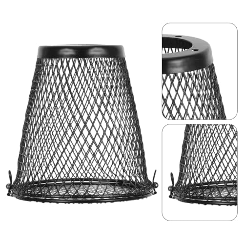 Thumbnail 6 de Operitacx Reptile Mesh Lamp Guard for Snake and Reptile Heating Lamp – Black Iron Mesh Cage