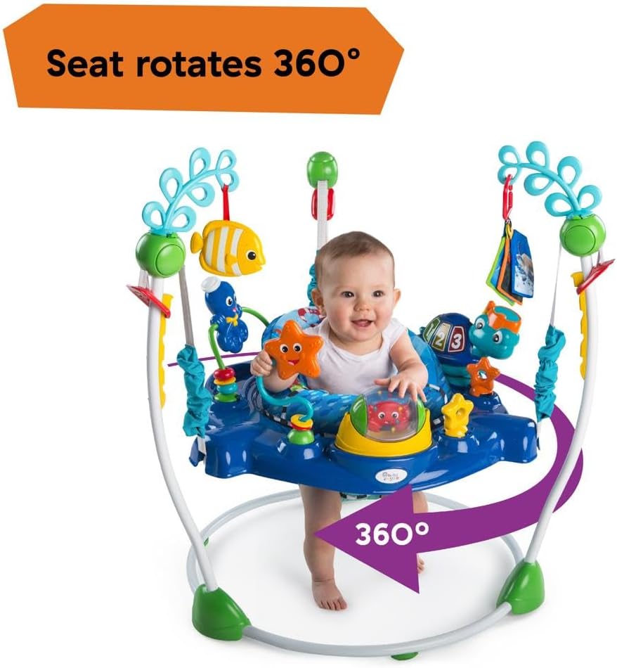 Detalle de Baby Einstein Neptune's Ocean Discovery Activity Jumper & Bouncer