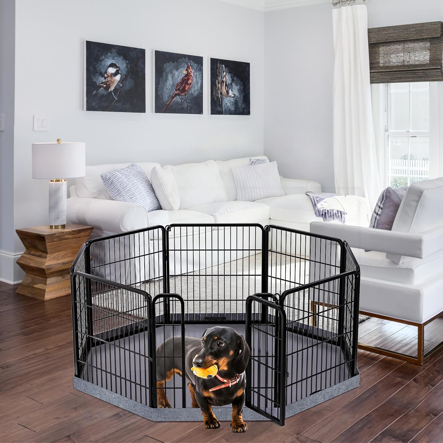 Thumbnail 6 de PETIME Dog Playpen, 8 Panels