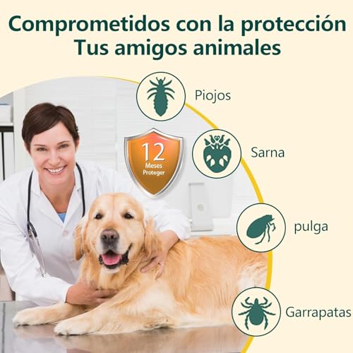 Thumbnail 1 de Collar antiparasitario Asticers para perros (12 meses) contra pulgas y garrapatas, ajustable hasta 65 cm