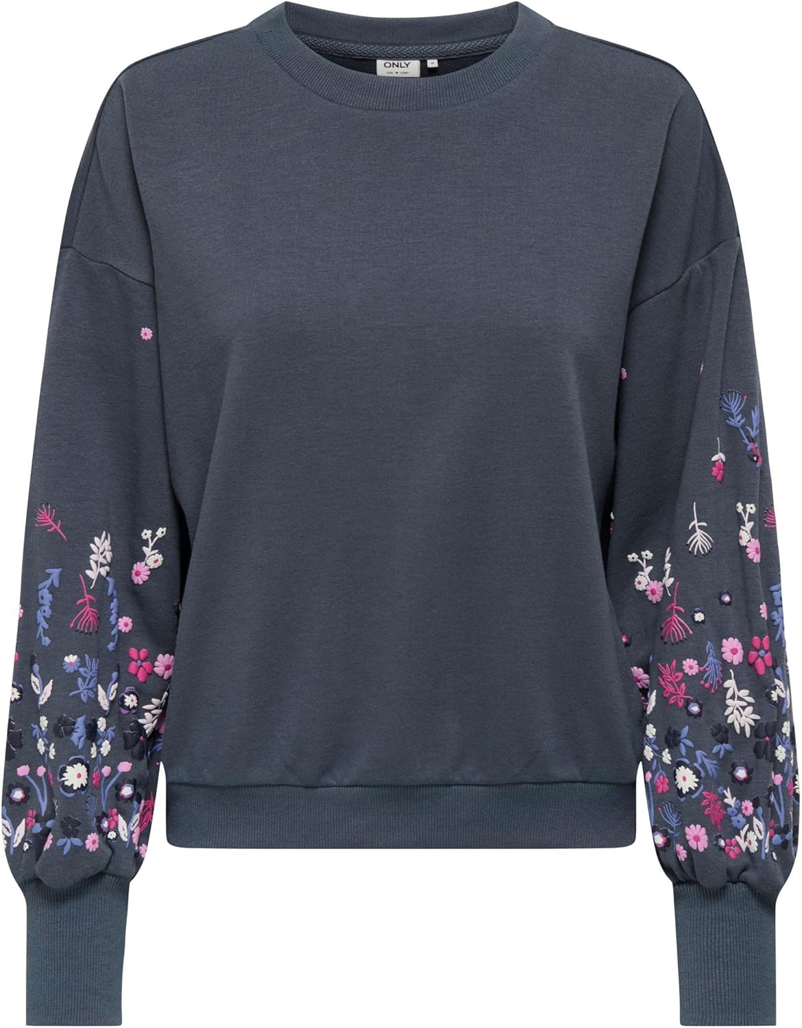Thumbnail 4 de ONLY Damen Sweatshirt ONLBROOKE – Flower Print, Langarm, Rundhals, Regular Fit