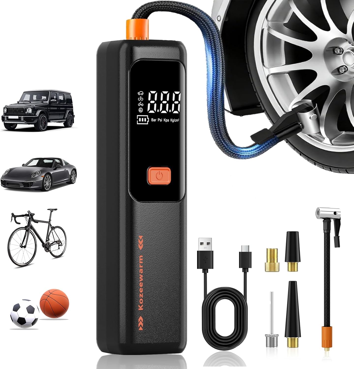 Detalle de Portable Tire Inflator with 150 PSI