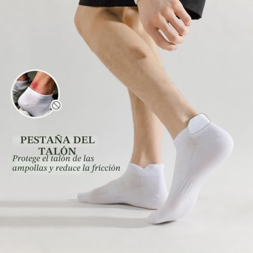 Thumbnail 3 de Wamicu 10 Pares Calcetines tobilleros hombre deporte corto algodón