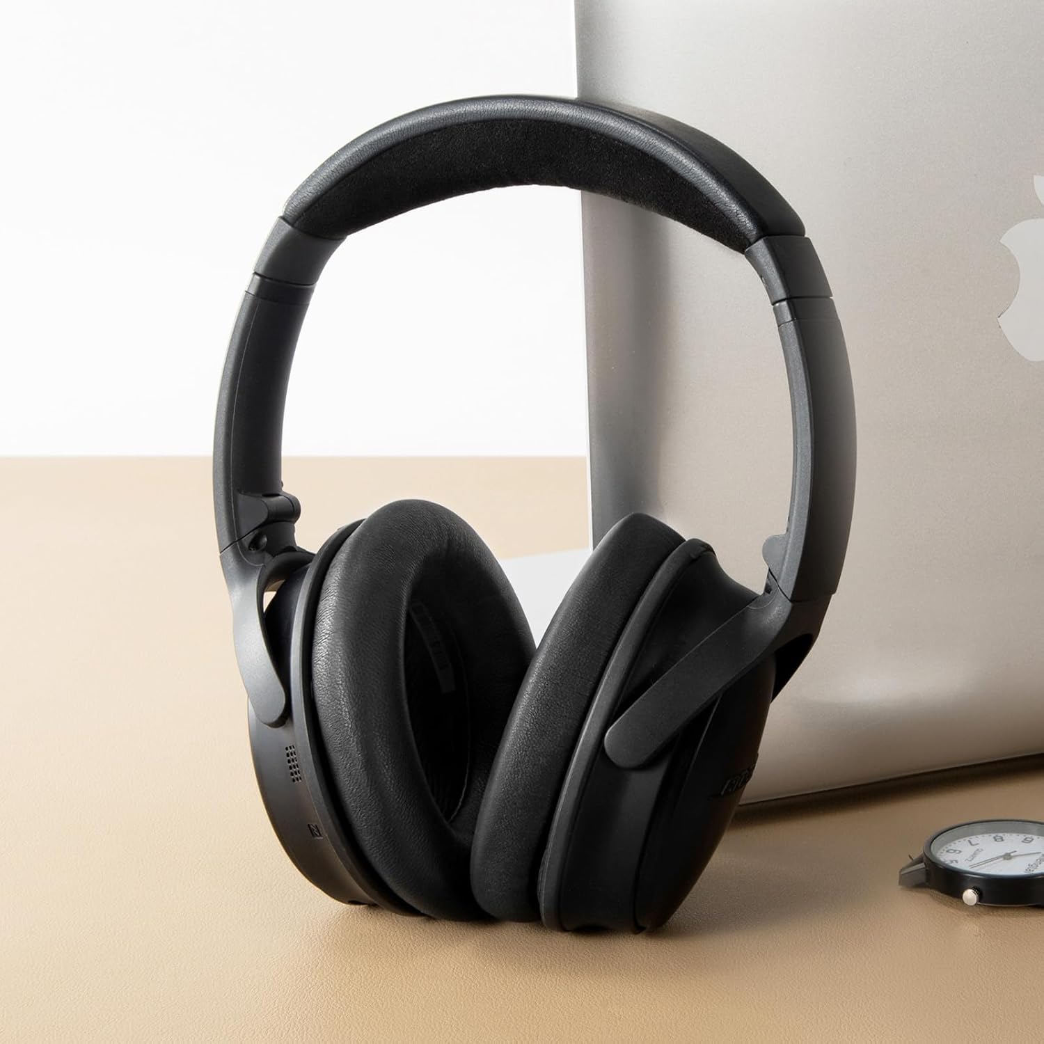 Thumbnail 6 de Coussinets de remplacement Aurivor en cuir d’agneau/piel d’agneau pour casques Bose QuietComfort et SoundLink (noir)