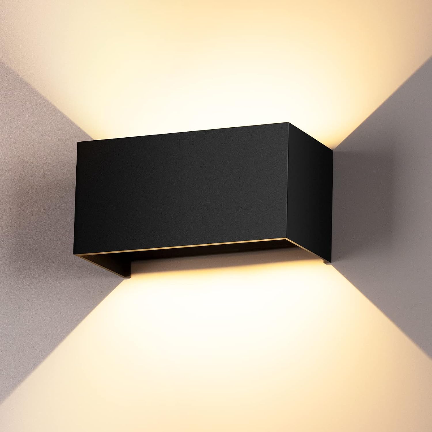 Detalle de Cwycfw Applique da parete 24W IP65 bianco caldo 3000K con angolo del fascio regolabile