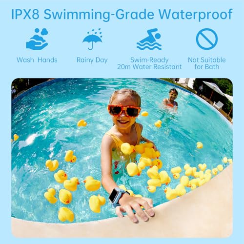 Thumbnail 6 de imoo Z7 smartwatch infantil con GPS y SIM 4G, video HD bidireccional y resistencia al agua IPX8 (Blue)