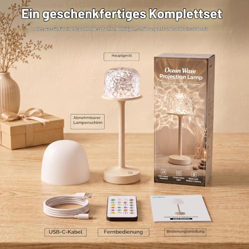Thumbnail 7 de UPXNBOR Duschlampe Wasserdicht: Ocean- und Sternenhimmel-Projektor für Bad und Schlafzimmer