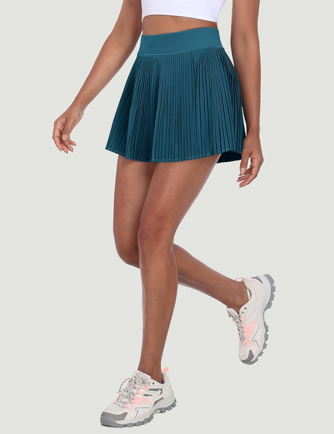 Thumbnail 1 de Desol Jupe-Short plissée pour femme avec short intégré – Taille haute, polyvalente pour tennis et golf