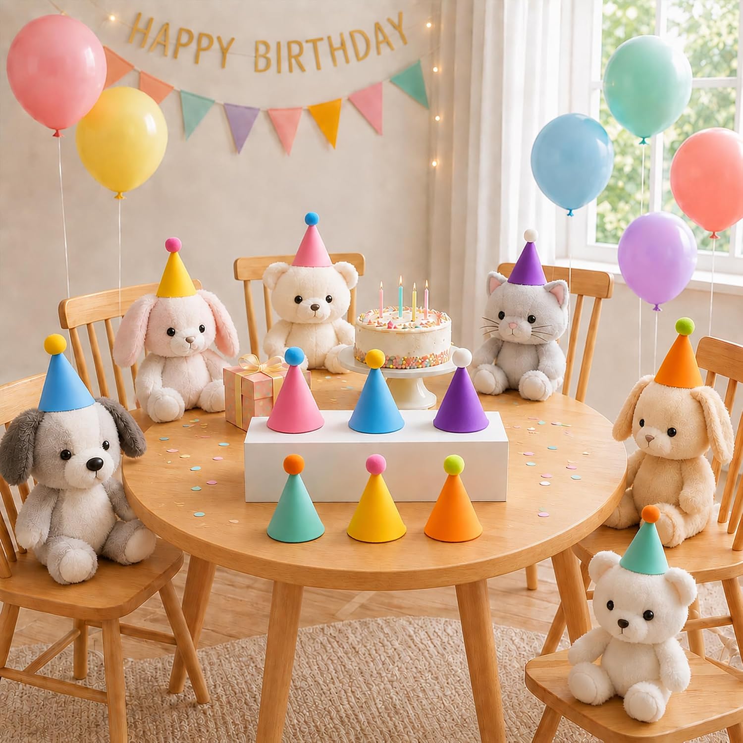 Thumbnail 4 de Doiitlyu Pet Party Hats 12-Pack