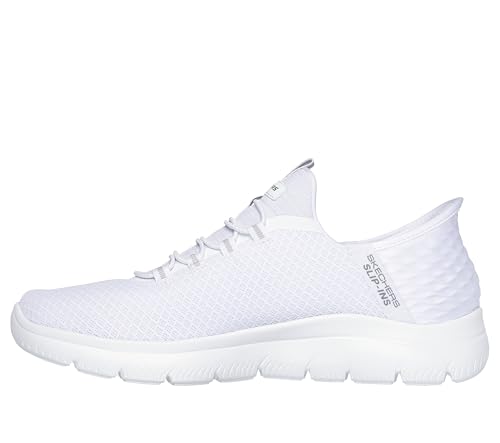 Detalle de Skechers Men's Summits High Range Slip-ins – White, 9 UK