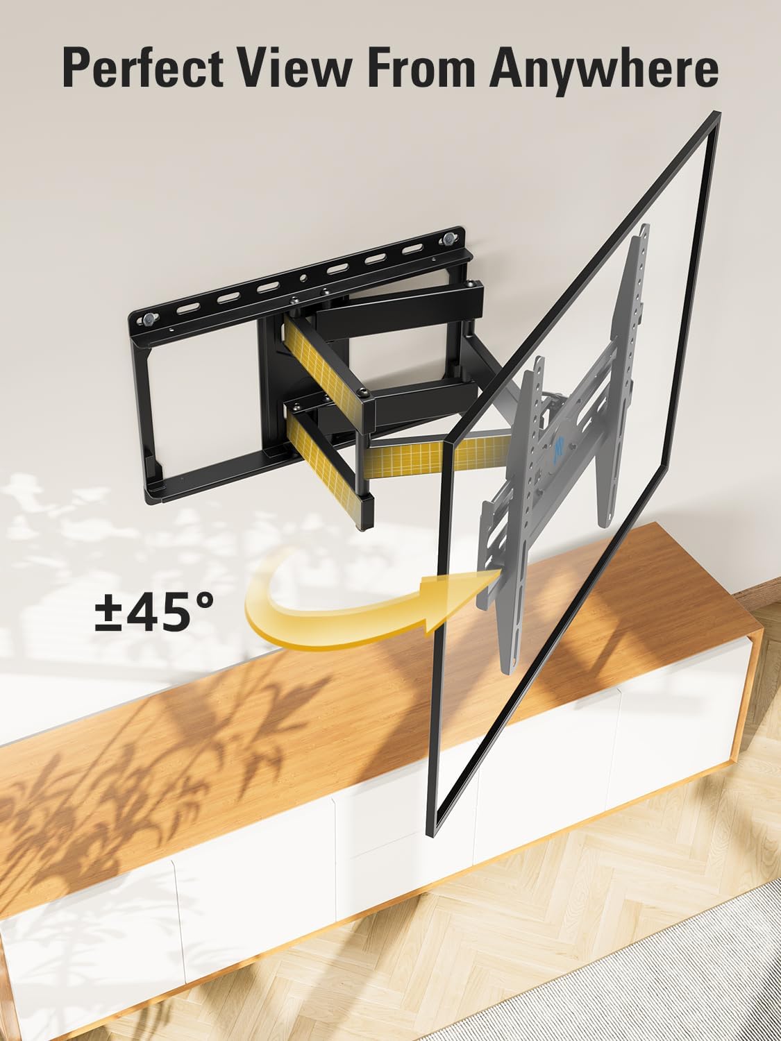 Detalle 1 de Mounting Dream MD2380-CA Full-Motion TV Wall Mount, 32–65 in, Swivel and Tilt