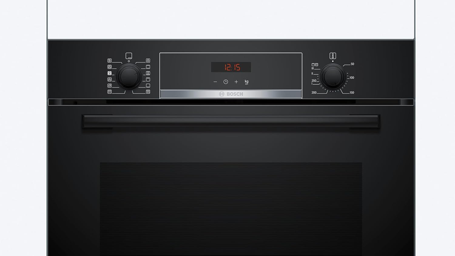 Detalle de Bosch HQA574BB3 Serie 4 Forno con Vapore da Incasso: pulizia pirolitica, 3D HotAir e 10 programmi