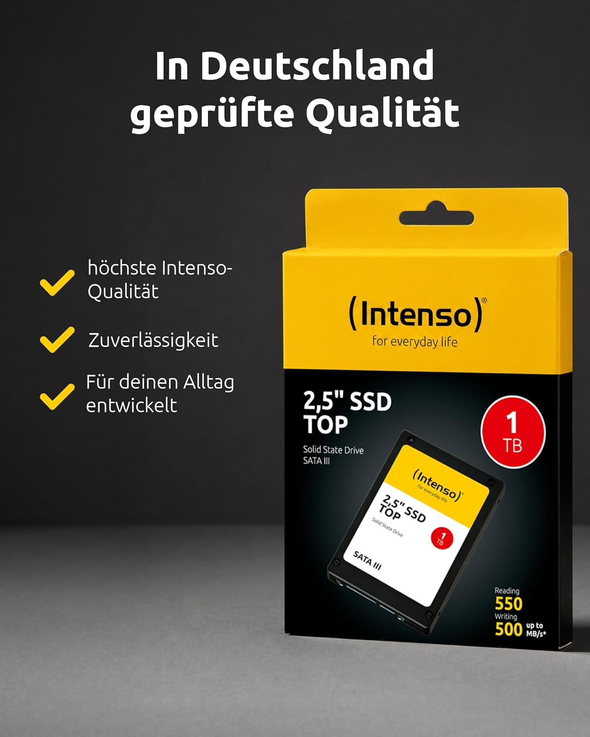 Thumbnail 5 de Intenso 3812460 Sata III Top Performance – SSD 2,5 cala, 1 TB, SATA 6 Gb/s