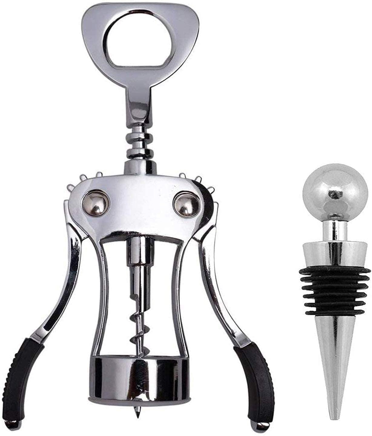 Thumbnail 1 de Tovee Upgrade Wing Corkscrew Wine Opener with Stopper, Waiter’s Corkscrew & Bottle Opener