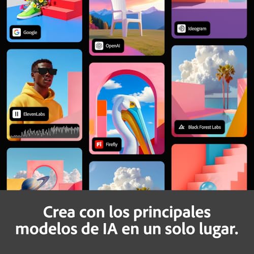 Detalle 2 de Adobe Photoshop + Adobe Firefly Pro: suscripción de 12 meses para edición fotográfica e IA creativa