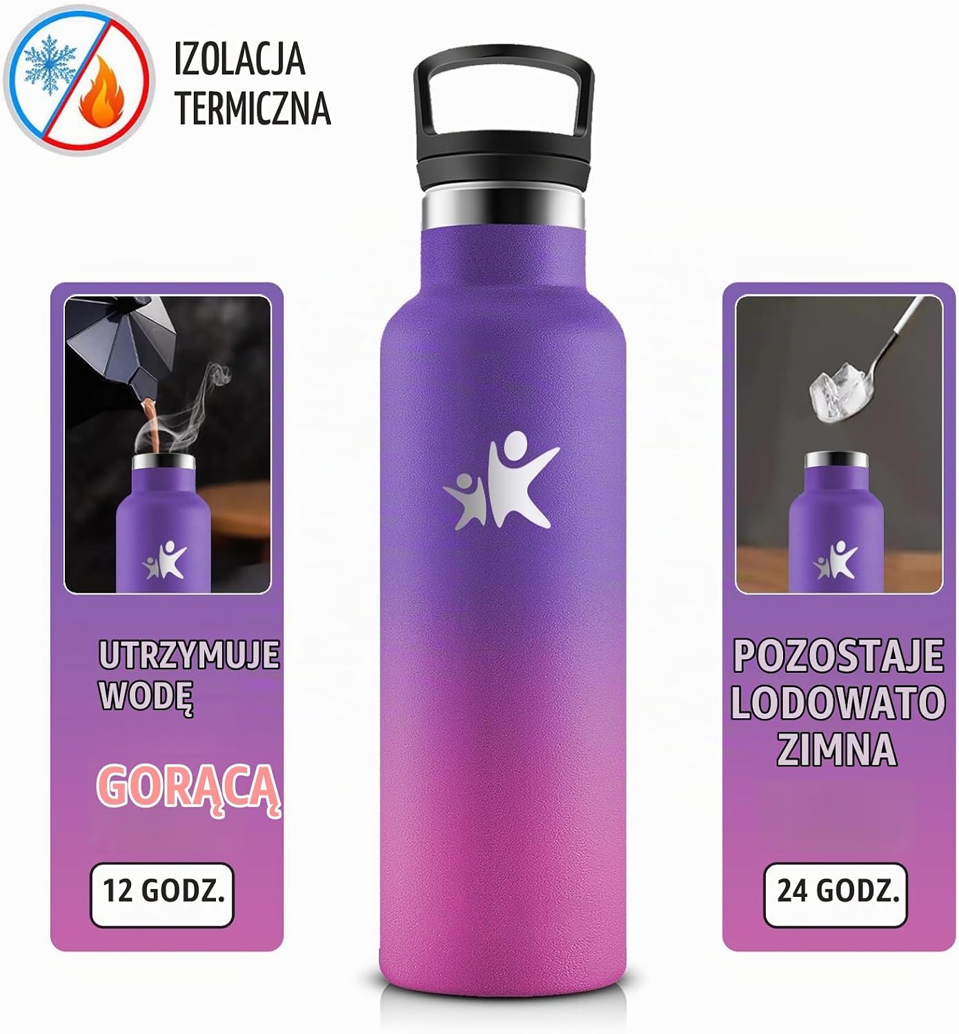 Thumbnail 2 de KollyKolla KK-TYZKP – dziecięca butelka termiczna 500 ml ze stali nierdzewnej