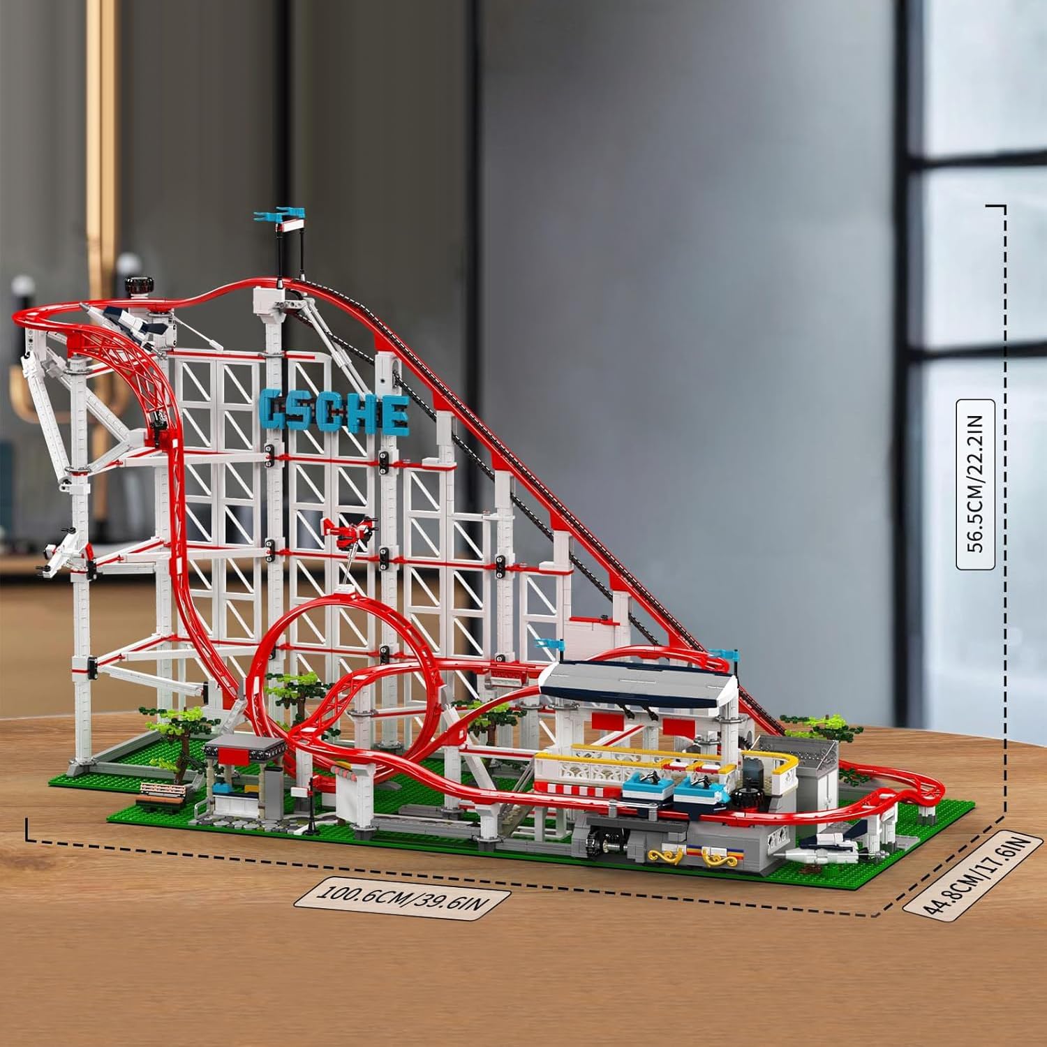Thumbnail 4 de Mould King 11014 Großes Achterbahn-Modell 3646 Teile 🎢