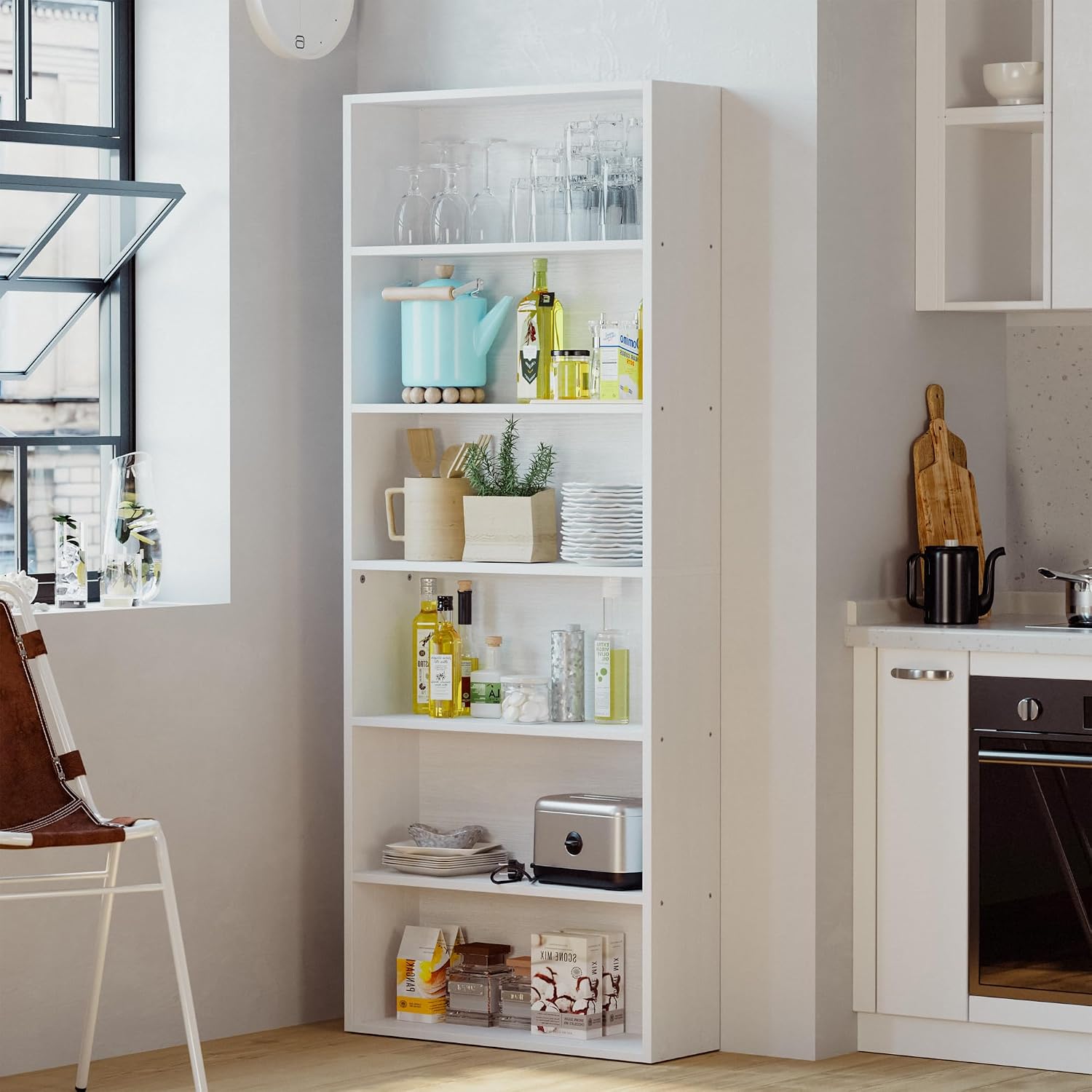 Detalle 1 de IRONCK Bookcase, 6-Tier