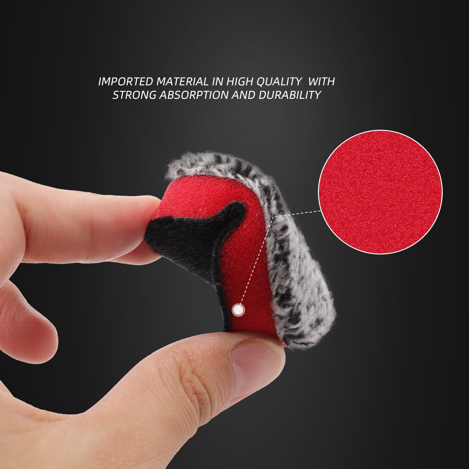 Thumbnail 6 de SPTA 6" Microfiber Cutting Pads (150mm), 3-Pack Soft Wax Removal & Detailing Pads for Polishing and Scratch Help