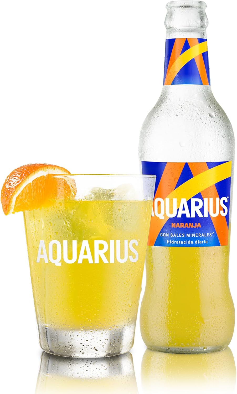 Detalle 2 de AQUARIUS Naranja Zero 💧 Pack 6 Botellas 1.5L