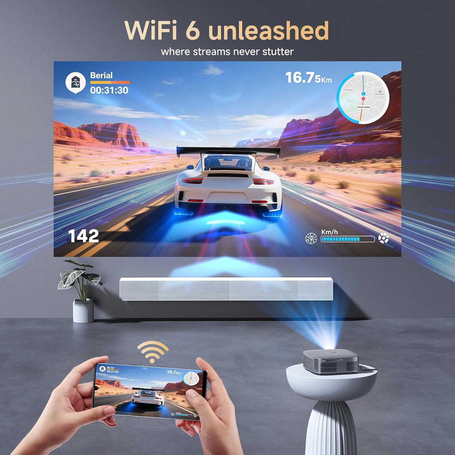 Thumbnail 6 de KOGATA GC355 4K Short Throw Smart Projector with WiFi & Bluetooth (Netflix & Dolby Audio)