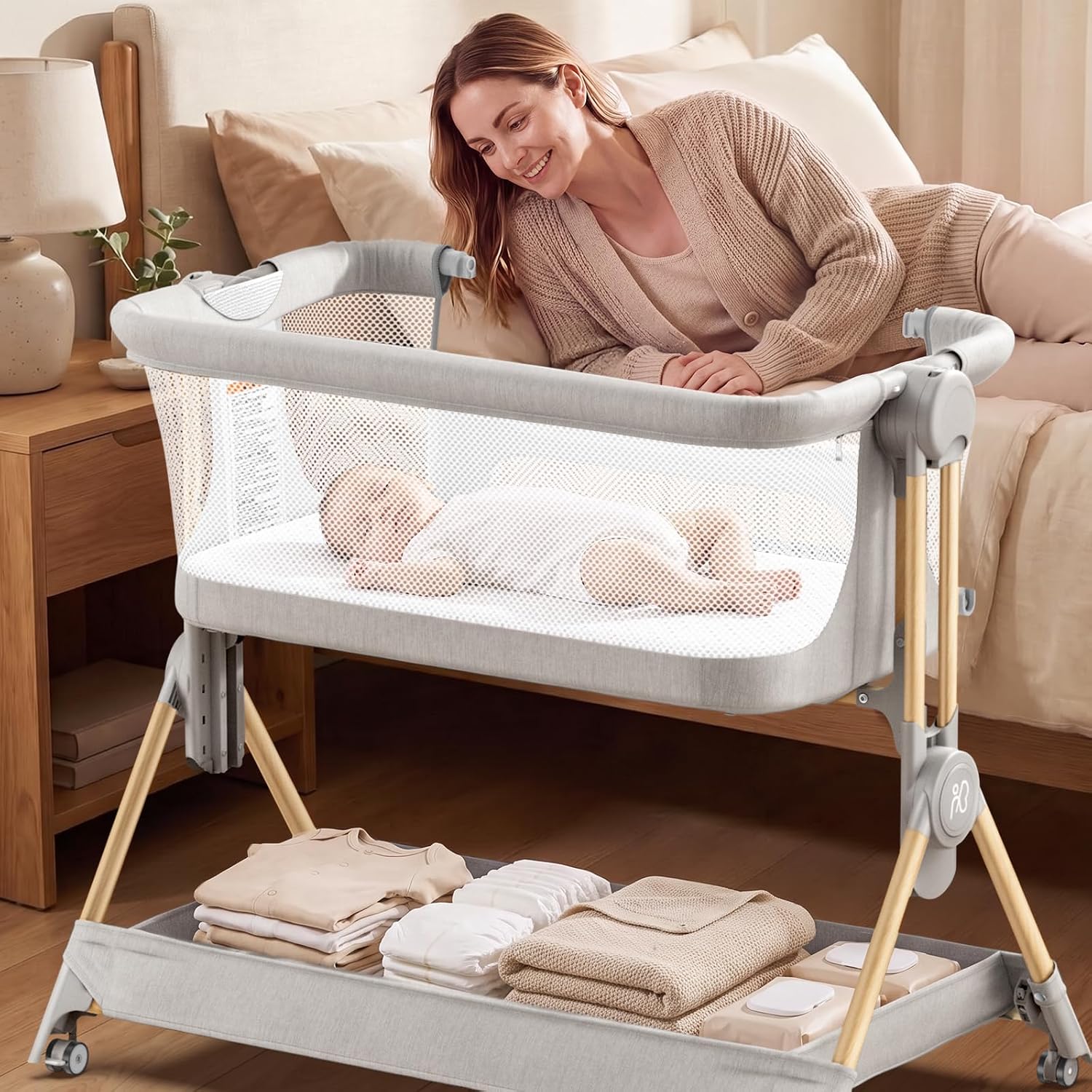 Detalle de ANGELBLISS Baby Bassinet 19 lbs