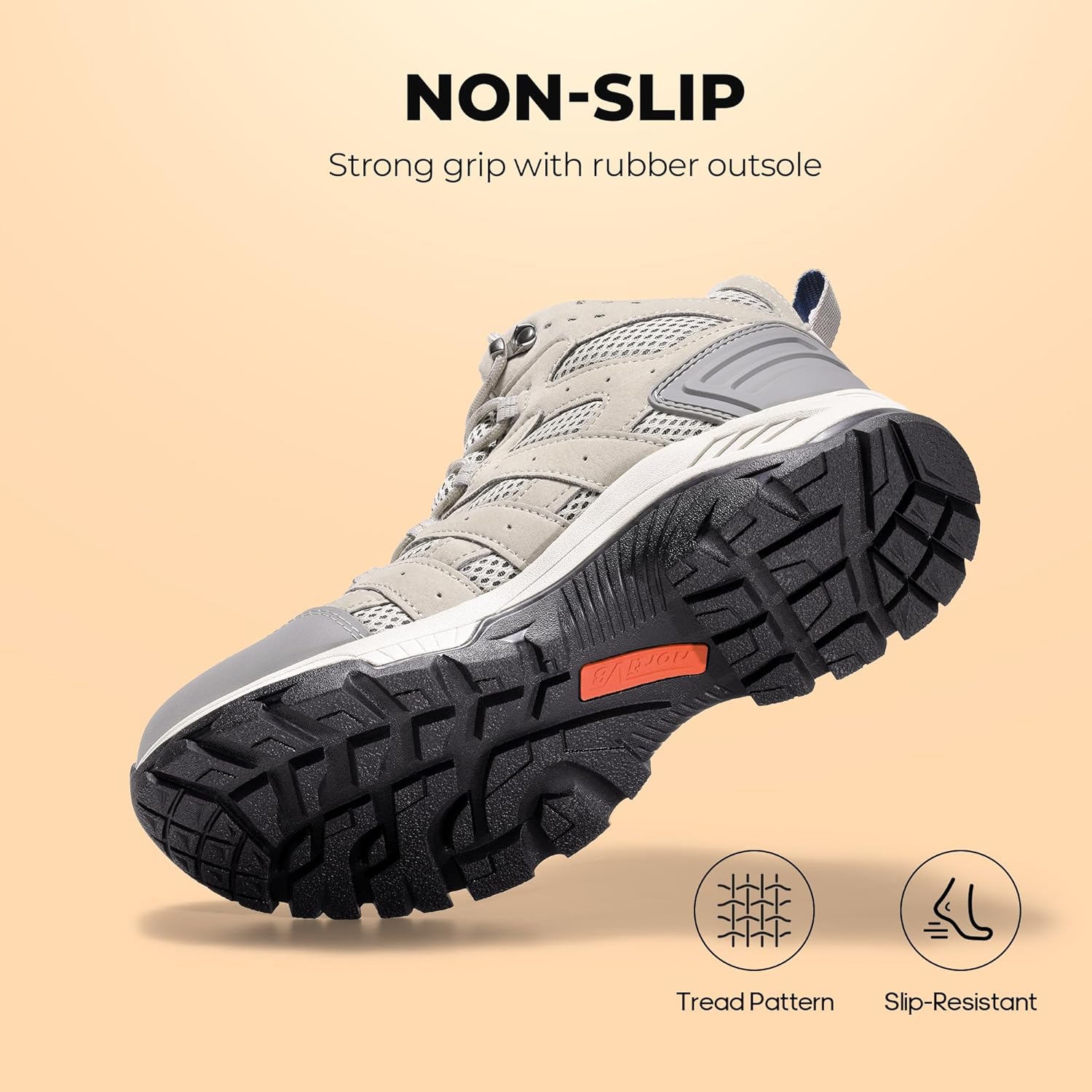 Thumbnail 4 de NORTIV 8 Women’s Waterproof Hiking Boots (Mid) — Suede, Breathable Lining & Slip-Resistant Traction