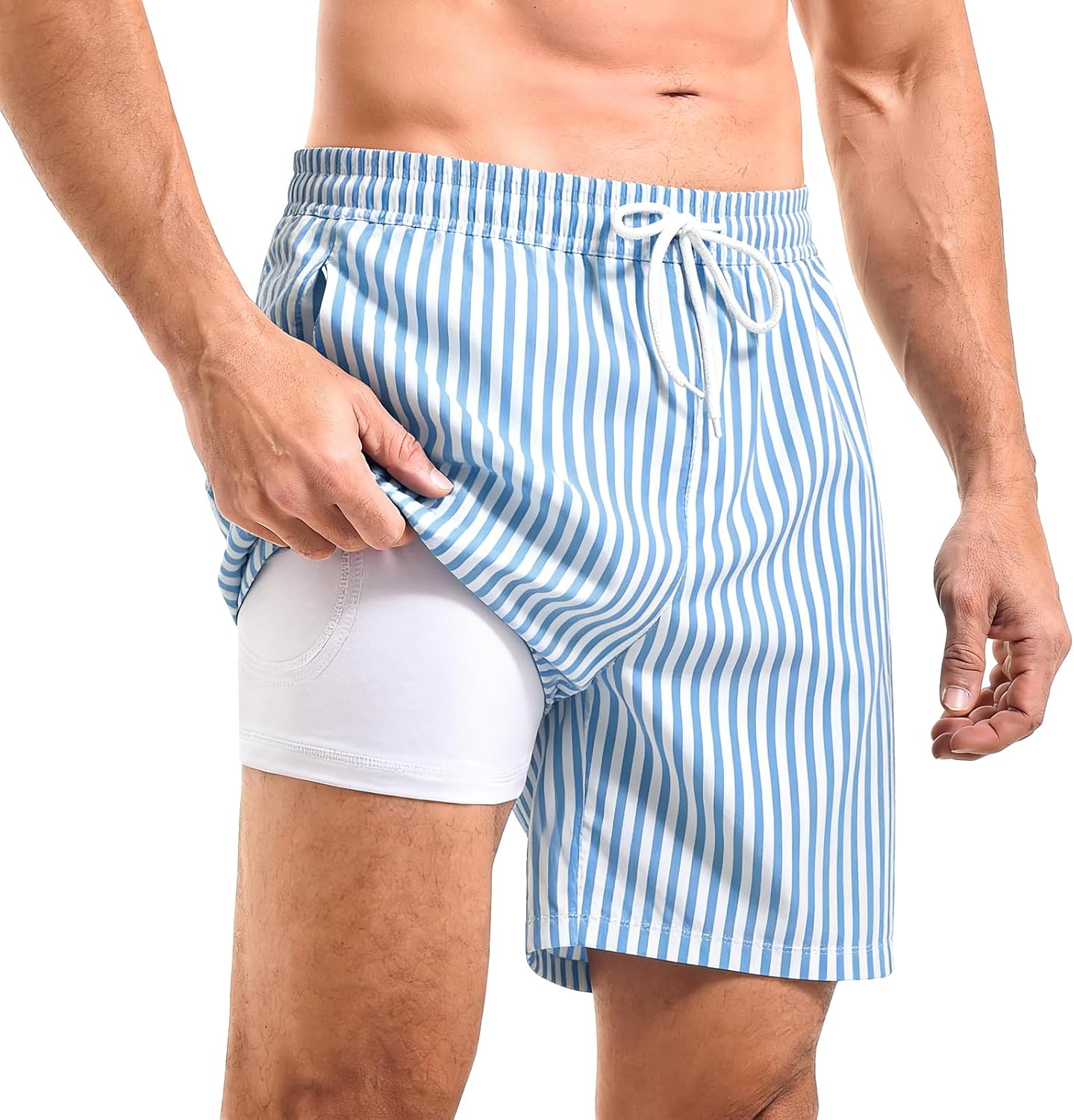 Thumbnail 6 de CADITEX Men's Swim Trunks, 7-Inch