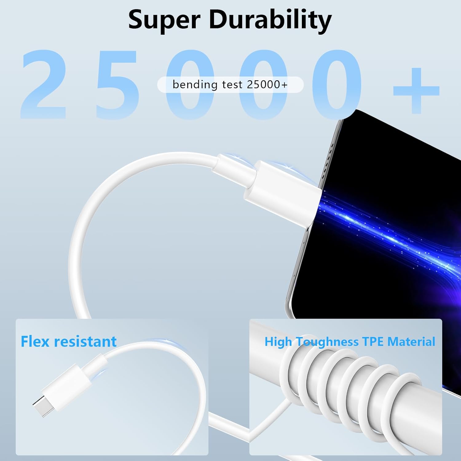 Thumbnail 4 de GVKRLXZ TurboCharge 120W 6A USB‑C Ladekabel (1,5 m) für Xiaomi Schnellladung