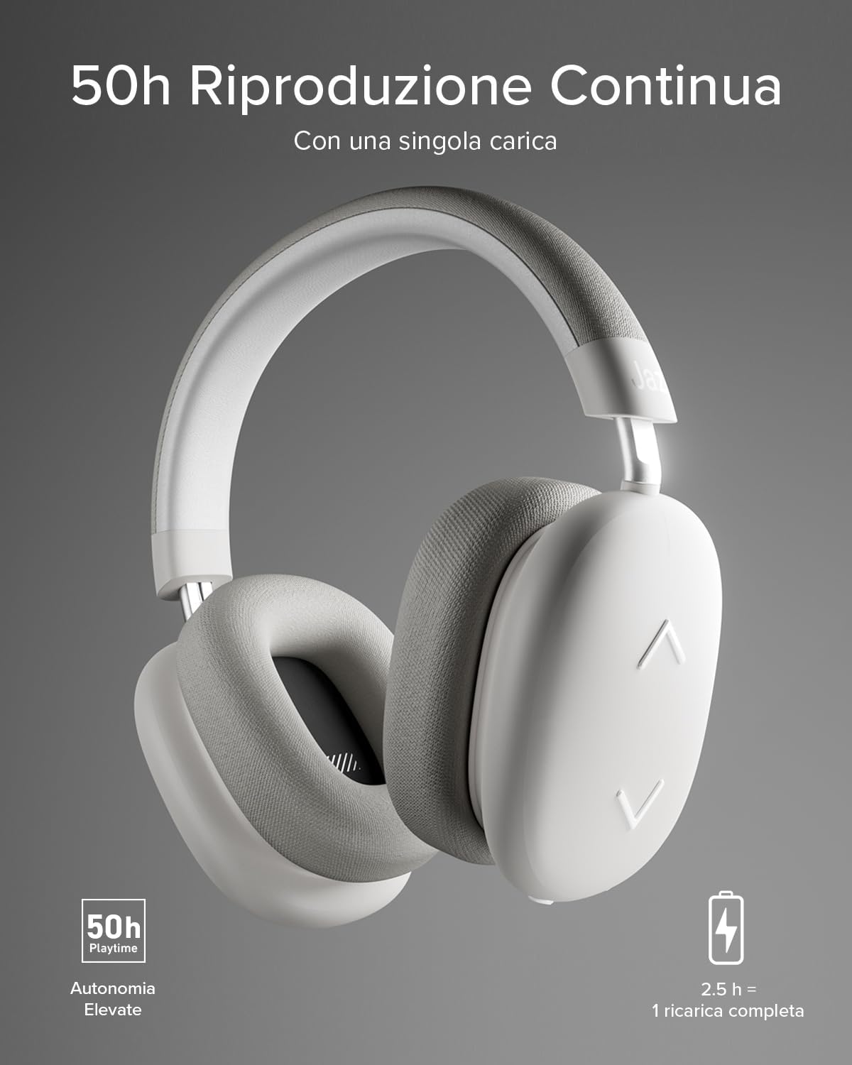 Thumbnail 5 de JAZ Pure Wave: Cuffie Wireless Gaming On-Ear con bassa latenza, mic integrato e jack 3,5 mm